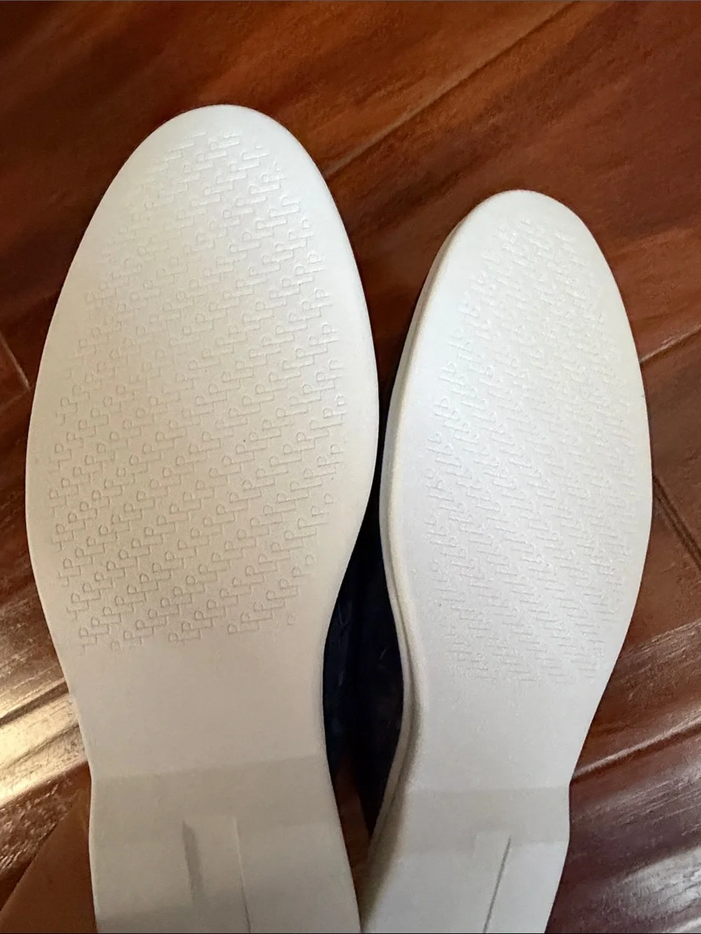 Men's Navy Croc-Embossed Leather Slip-On Mules